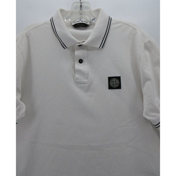 Stone Island Polo Shirt XL Pullover Slim Fit Stretch Classic Compass - Picture 2 of 15